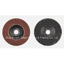 Aluminium Oxide Flap Abrasive Discs (fibre glass cover 22*14mm 40#)